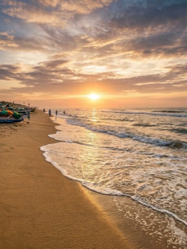 Puri beach camping tents with sea view and sunrise Odisha travel